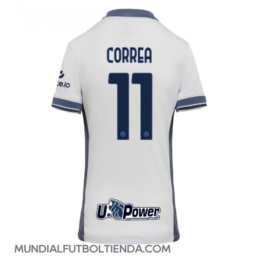 Camiseta Inter Milan Joaquin Correa #11 Segunda Equipación Replica 2024-25 para mujer mangas cortas